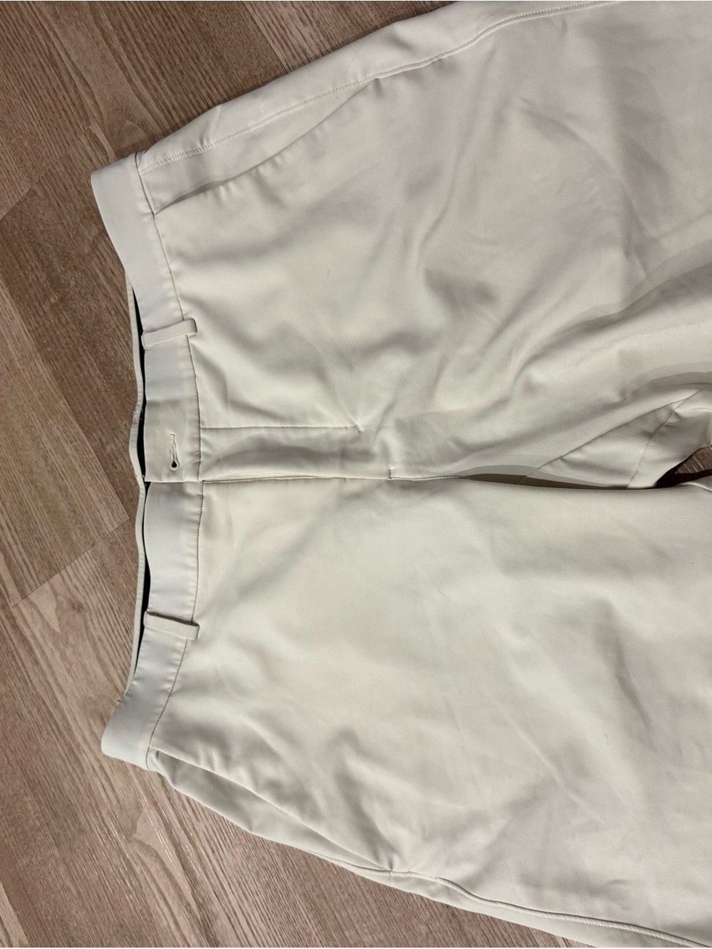 Cream Dress Pants - Tailored High Waist